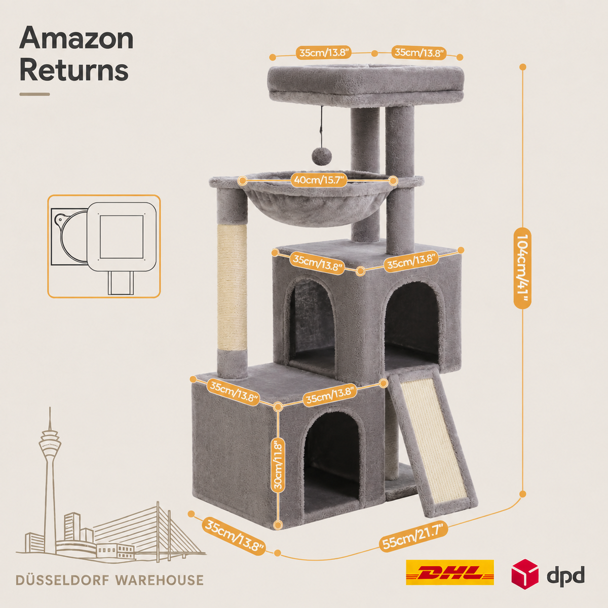 PAWZ Redo Kleiner Kratzbaum丨AMT0282