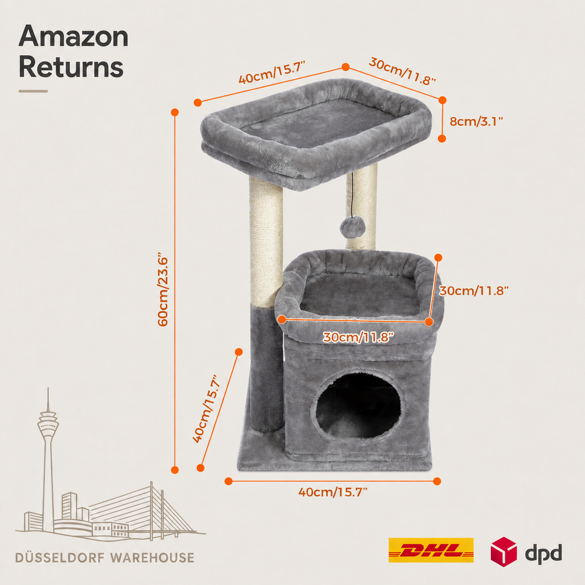 PAWZ Redo Kleiner Kratzbaum丨AMT0179