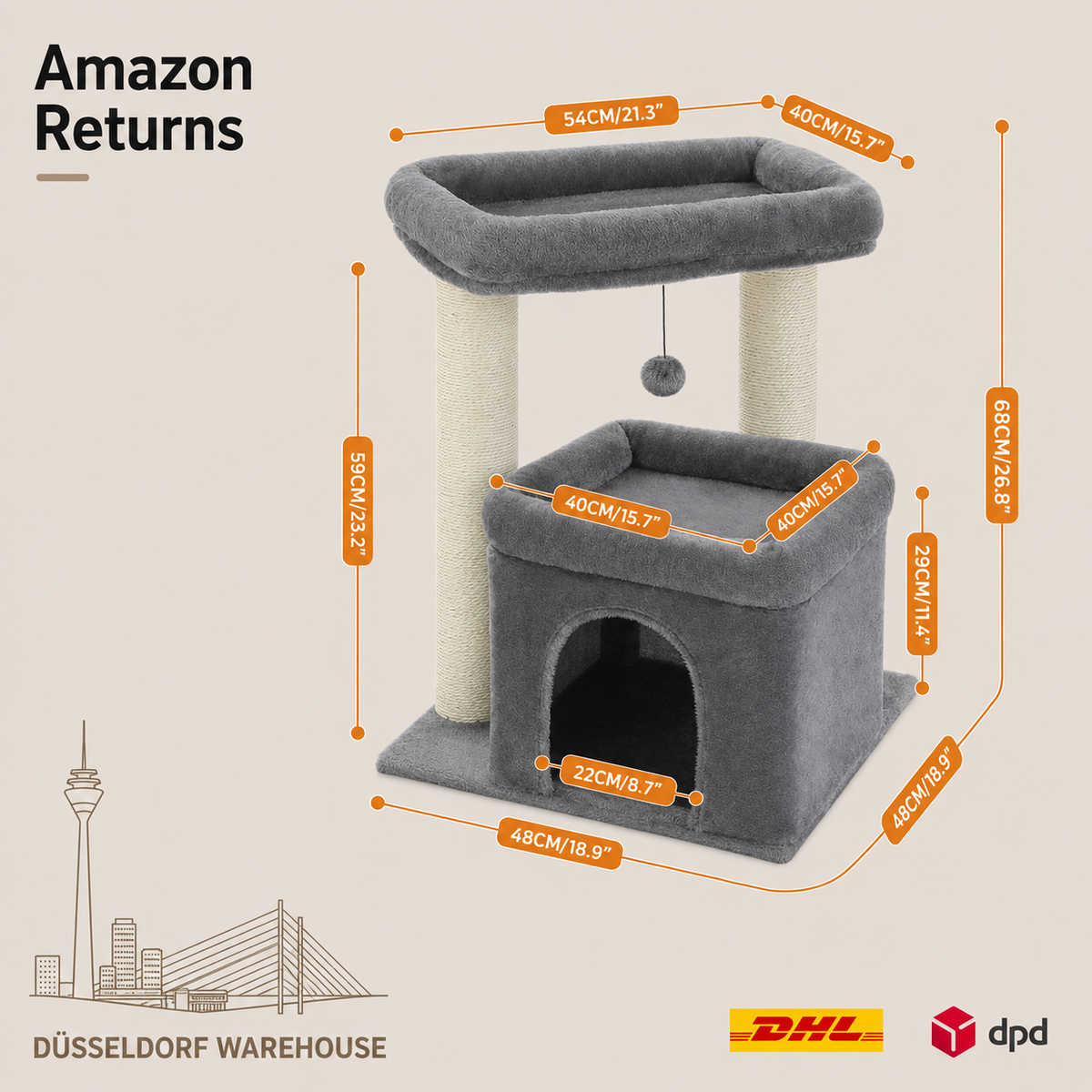 PAWZ Redo Kleiner Kratzbaum丨AMT028